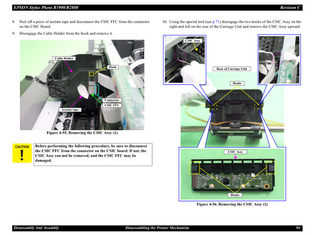 Epson Stylus Photo R1900-R2880 SERVICE MANUAL
